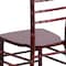 Flash Furniture HERCULES Series Mahogany Wood Chiavari Chair, PK2 2-XS-MAHOGANY-GG - alternate 6